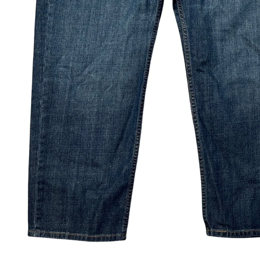 Levi's 550 Jeans Men 44x29 Dark Wash 5-Pocket Straight Leg Relaxed Fit Denim EUC